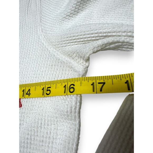 American Eagle White Thermal Long Sleeve Size Medium - Picture 7 of 7
